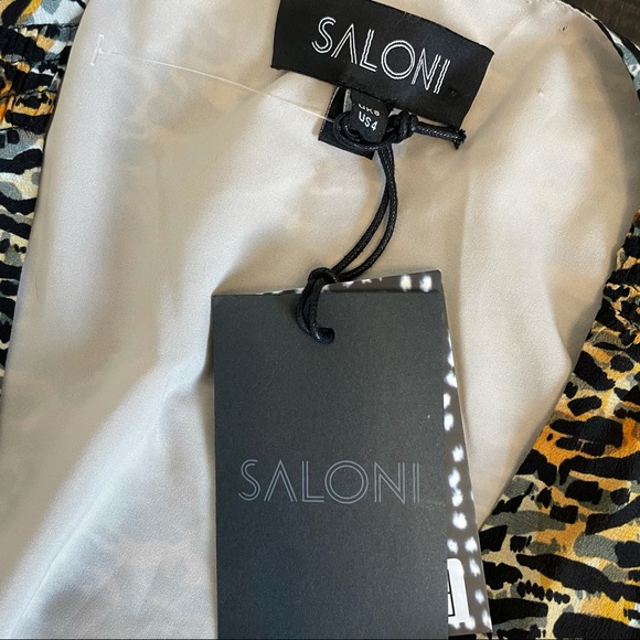 SALONI Lea Wrap Mini Dress - Picture 9 of 12
